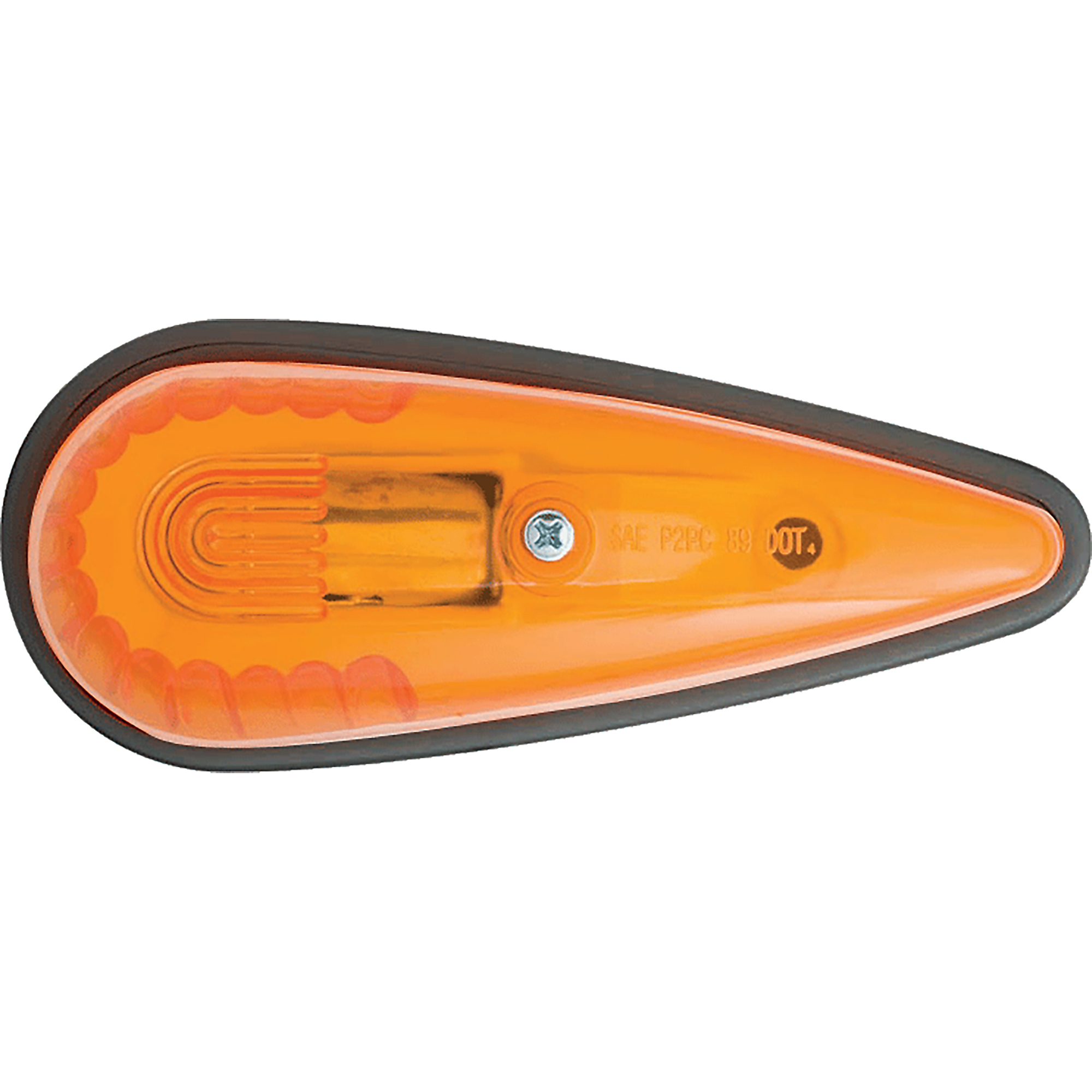 YELLOW CAB/CLEARANCE LIGHT WITH BLACK BASE